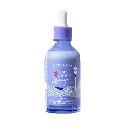 Vegan Retinol 0.1% bakuchiol cica serum mary & may